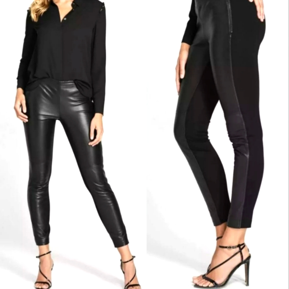 Guess by Marciano Coy Lamb Leather Ponte Stretch